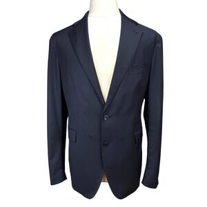 TAGLIATORE 100% Wool Reda Super 110 Navy 2-Button Blazer Sport Coat 56/7R (46R)